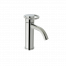 Smile Sink lever faucet, upright | 140 | brushed nickel