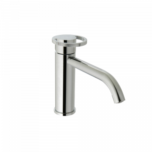 Smile Sink lever faucet, upright | 190 | black brushed chrome