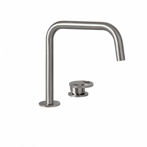 Washbasin faucet Smile | two-element | brushed black chrome