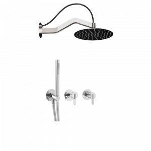 Shower set SWING lever concealed with handheld shower Ø200 | chrome