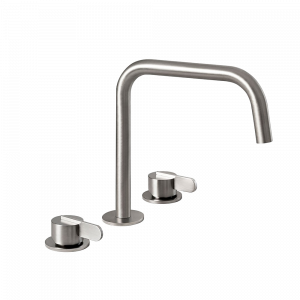 Wash basin faucets Swing | stand faucet | three-element | chrome gloss | brushed brass