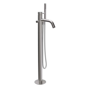 Bath faucet TREK lever mixer, free-standing | stainless steel