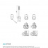 External part | Bath/Shower faucet - set Smile | hidden | Lever | polished chrome