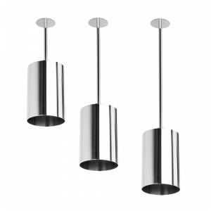 Overhead shower Ø100 | shoulder 250 | chrome gloss