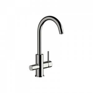 Sink faucet  lever with spray jet | chrome gloss