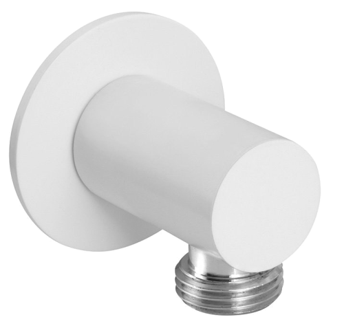 Shower outlet | round | white