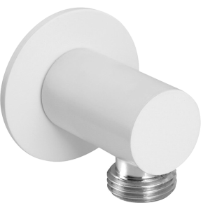 Shower outlet | round | white