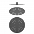 Showerhead CIRCULO | wall mounted | Ø 300 mm | circular | black mattte