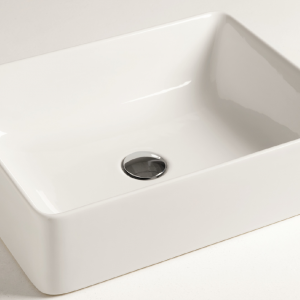 Sinks Slim | 600 x 380 x 130 mm | vessel sinks | rectangular | White mattte