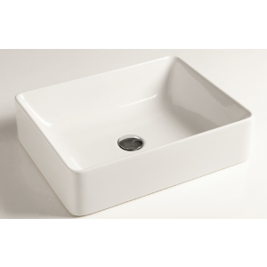 Sinks Slim | 500 x 380 x 130 mm | vessel sinks | rectangular | Black mattte