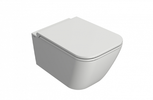 Wall-mounted toilet  STONE | 520x360x330 mm | White mattte