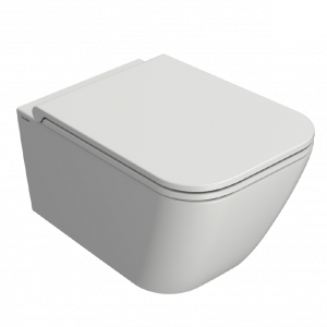 Wall-mounted toilet  STONE | 520x360x330 mm | White mattte