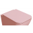 WC seat Globo Stone | 460x340 mm | Soft Close | Pink mattte