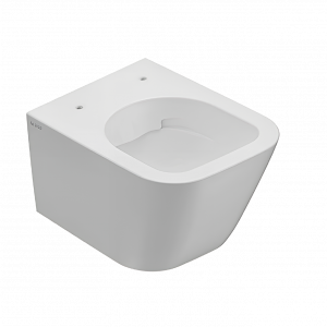 Wall-mounted toilet  STONE | 450x370x330 mm | White gloss