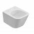 Wall-mounted toilet  STONE | 450x370x330 mm | White gloss