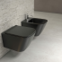 Wall-mounted toilet  STONE | 520x360x330 mm | Black mattte