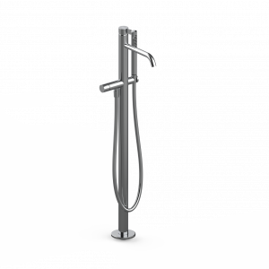 External part | Bath mixer SWING lever freestanding | chrome black