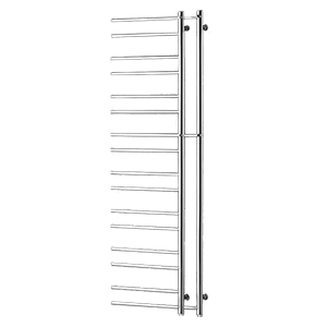 Radiator Theia | 500x1540 mm | Left | white structural mat