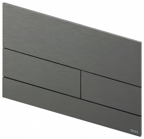 Ovládací WC modul Square Square II  | Brushed Black Chrome