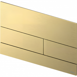 WC push plate module SquareSquare II | Brushed Gold Optic