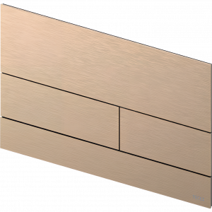 Ovládací WC modul Square Square II | Brushed Red Gold