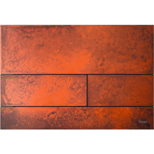 WC push plate module SquareSquare II | Corten