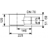 Sifón s odtokom do steny Drainline 148mm (1,20 l / s)