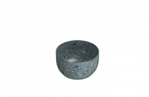 Washbasin T-Edge  | 380 x 380 x 210 | Turquoise grit mattte