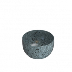 Washbasin T-Edge  | 380 x 380 x 210 | Turquoise grit mattte