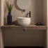 Washbasin T-Edge  | 380 x 380 x 210 | Chestnut mattte