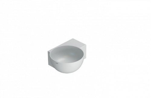 Wall-mounted sink Globo 400 x 320 x 160 | Light grey mattte