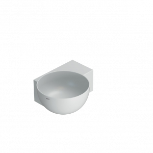 Wall-mounted sink Globo 400 x 320 x 160 | Light grey mattte