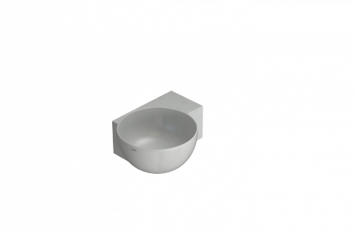 Wall-mounted sink Globo 400 x 320 x 160 | Carrara marble mattte