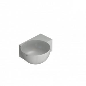 Wall-mounted sink Globo 400 x 320 x 160 | Carrara marble mattte