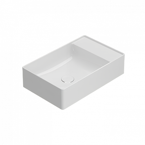 Washbasin T-EDGE | 550 x 350 x 140 | White gloss