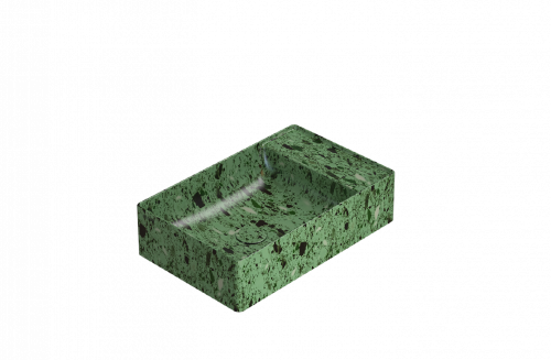 Washbasin T-EDGE | 550 x 350 x 140 | Green grit mattte