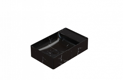 Washbasin T-EDGE | 550 x 350 x 140 | Portoro Nero mattte