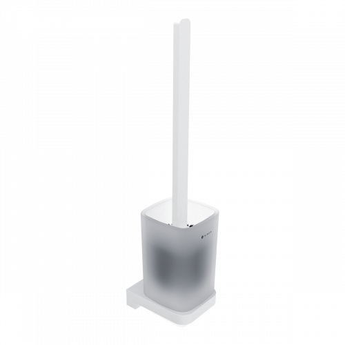 WC brush Maya with glass container | white matte