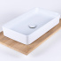 Countertop washbasin TYLIA | 611 × 111 × 345 | white