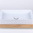 Countertop washbasin TYLIA | 611 × 111 × 345 | white