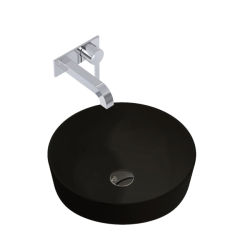 Countertop sink LIMONA | 410 x 410 x 135 | black matte