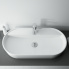 Countertop washbasin ARIA 80 | 800 x 135 x 400 | gray light mat