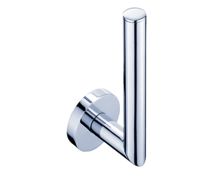 Toilet paper holder Unix without cover for additional rolls | chrome