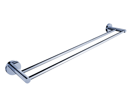 Unix towel holder | 660 | double | chrome