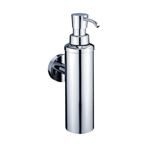 Soap dispenser Unix metal tube with a capacity of 200 ml | chrome