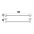 Towel holder Unix 500 | chrome