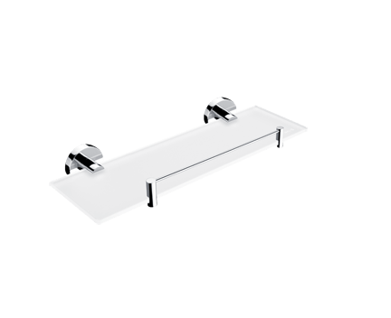 Shelf Unix with railing 40 | chrome