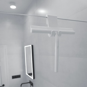 Shower spatula for hanging | white