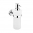 Soap dispenser with a cup of Unix collection - frosted glass | chrome