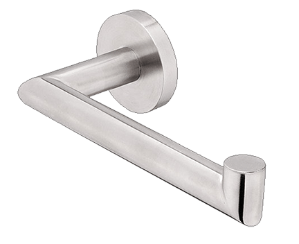 Toilet paper holder Unix without cover solid | brushed inox